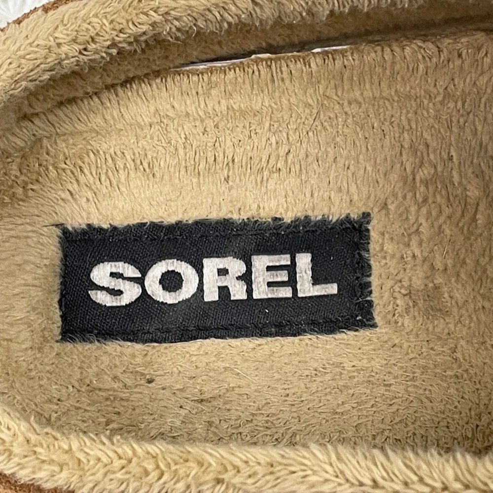Sorel Slipper Lanner Ridge II Shoes‎ Youth Girls Boys Size 6 Suede Camel Brown